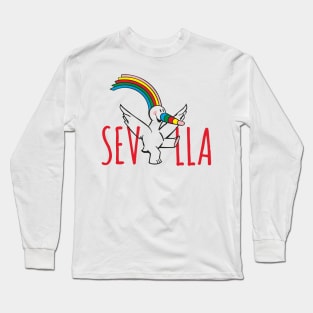 Sevilla retro retro expo 92 Seville Spain travel travelling tourism Expo 92 Long Sleeve T-Shirt